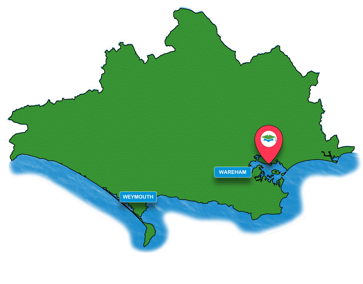 School trip Isle of Wight location map for Poole Old Lifeboat Museum